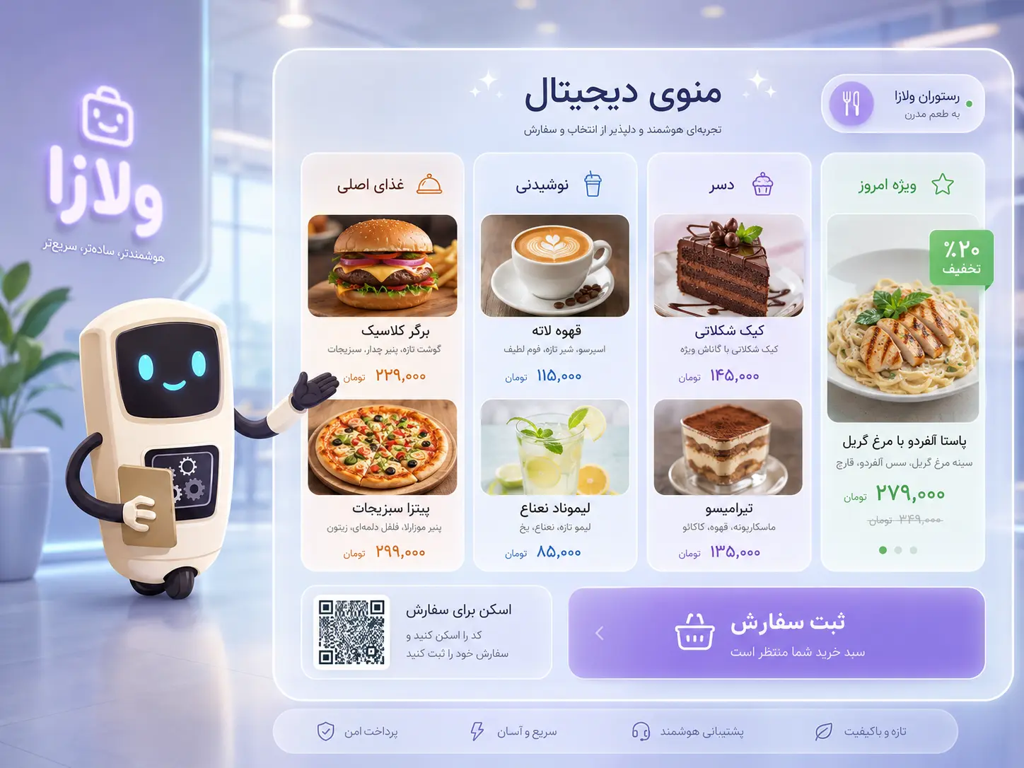 داشبورد ولازا